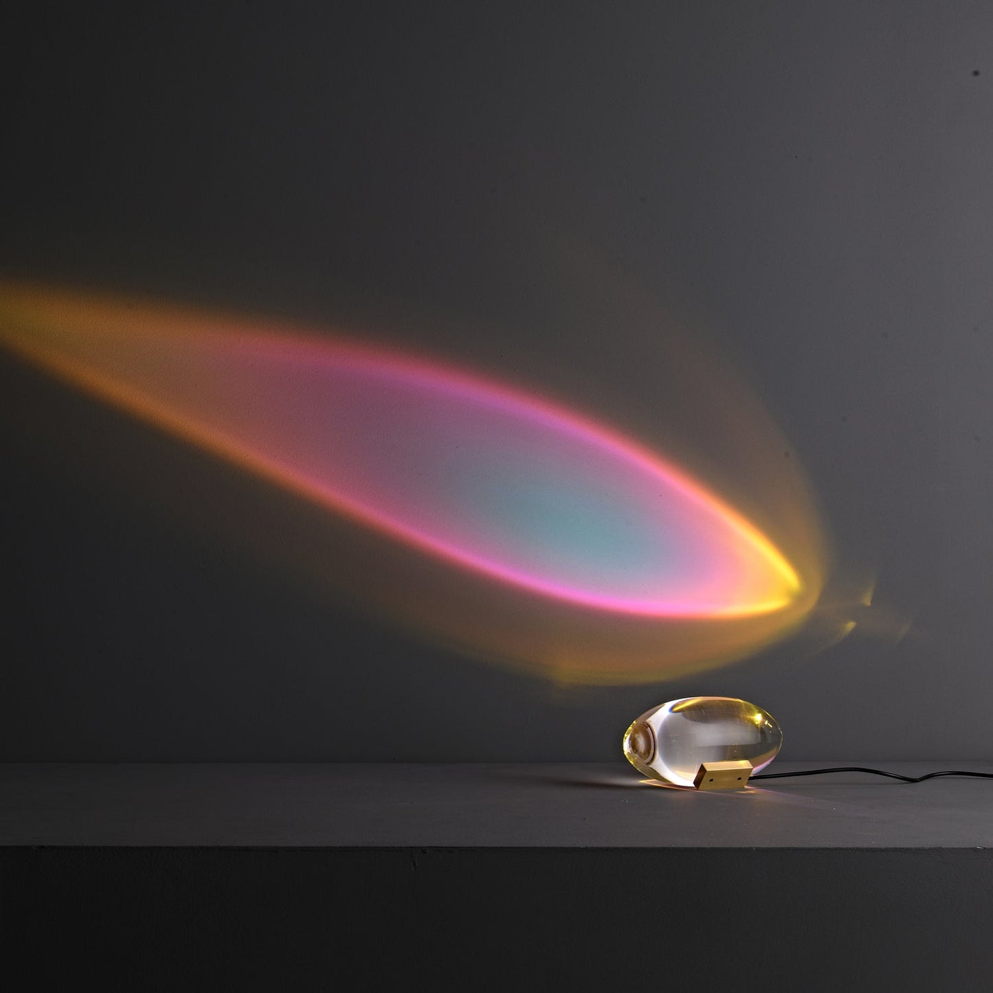 Modern Crystal Table Lamp | Ambient Bedside Light for Bedroom and Living Room