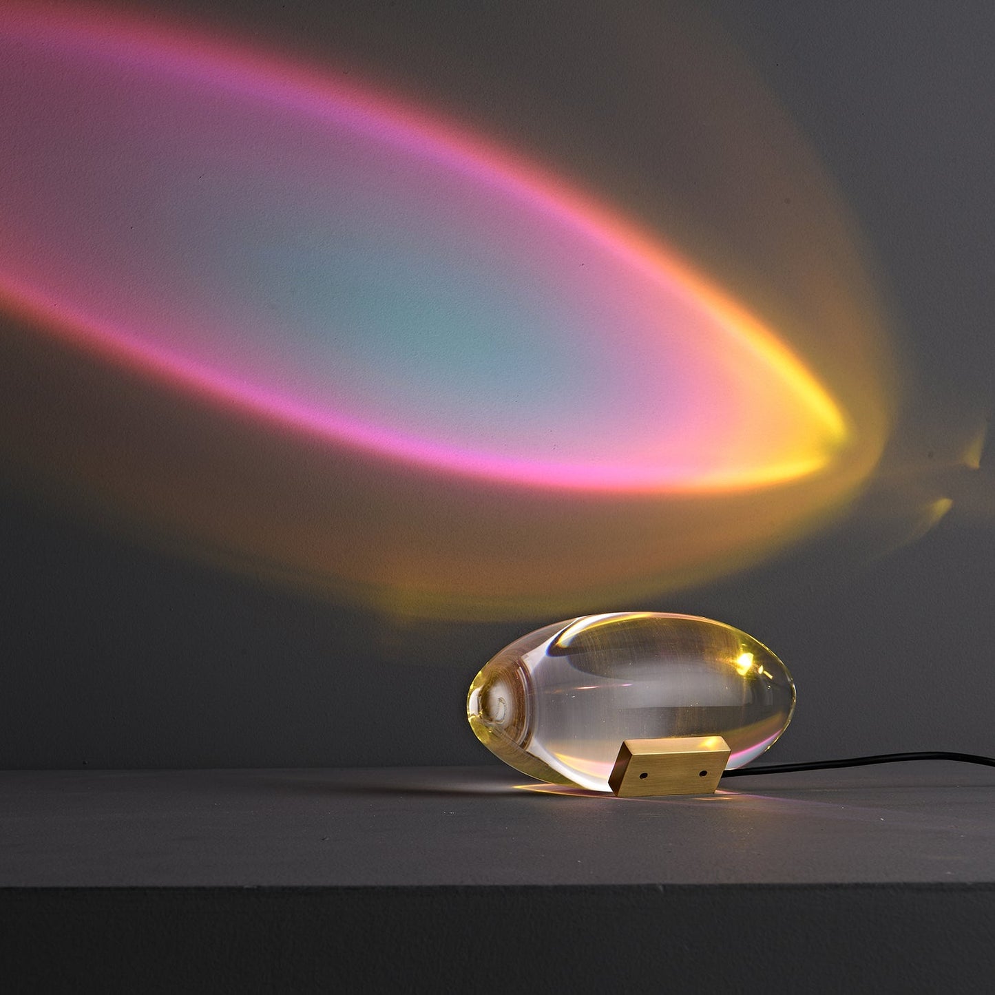 Modern Crystal Table Lamp | Ambient Bedside Light for Bedroom and Living Room