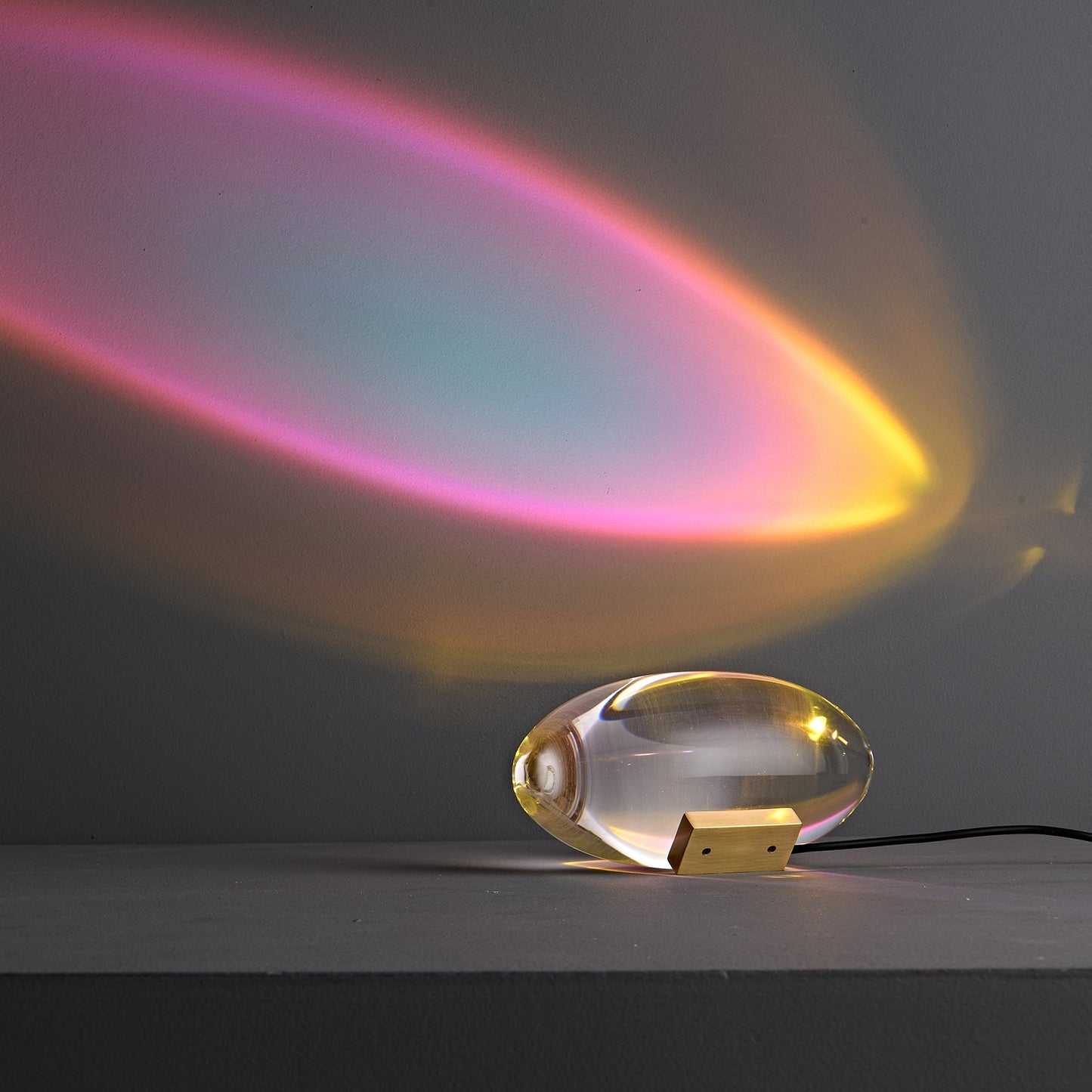 Modern Crystal Table Lamp | Ambient Bedside Light for Bedroom and Living Room