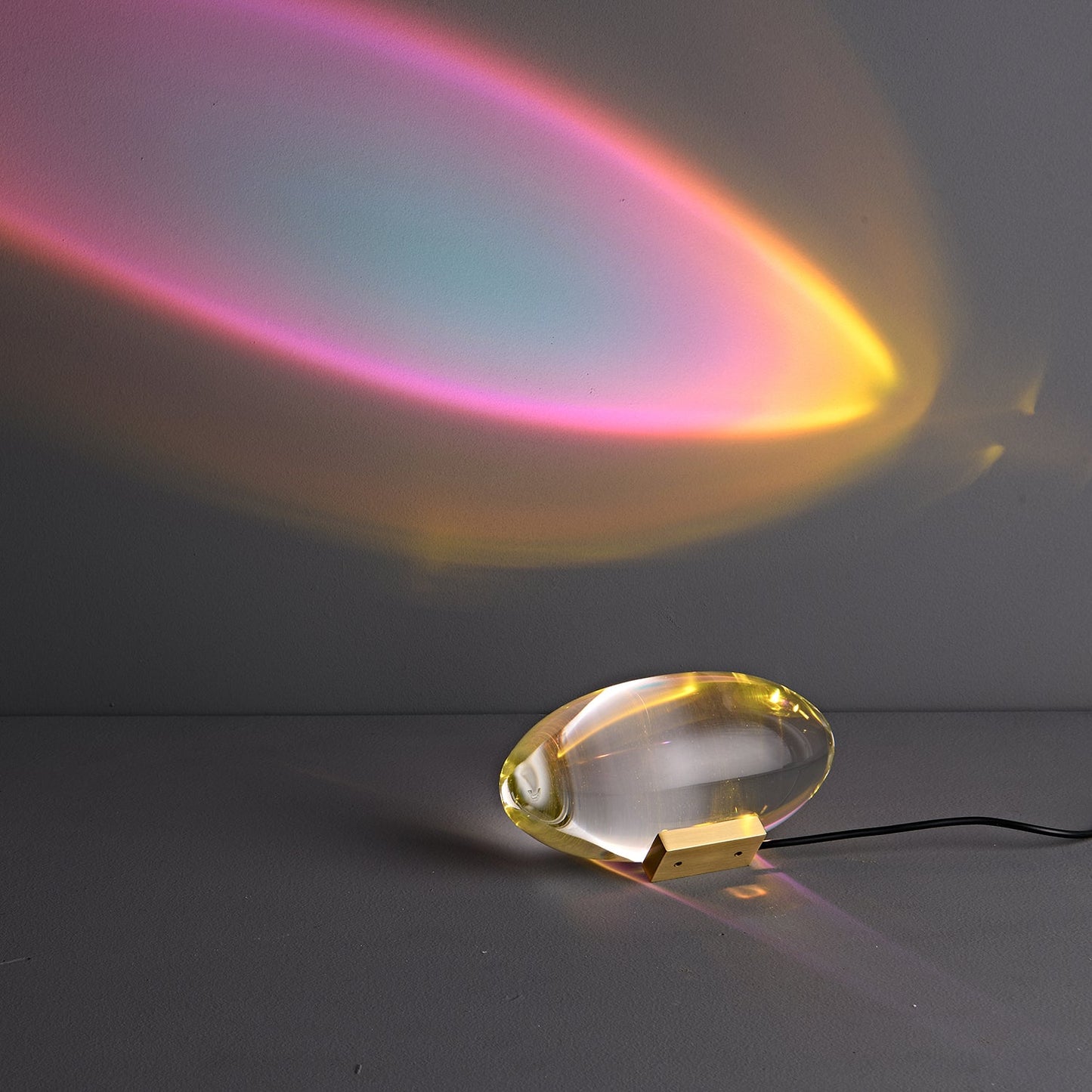 Modern Crystal Table Lamp | Ambient Bedside Light for Bedroom and Living Room