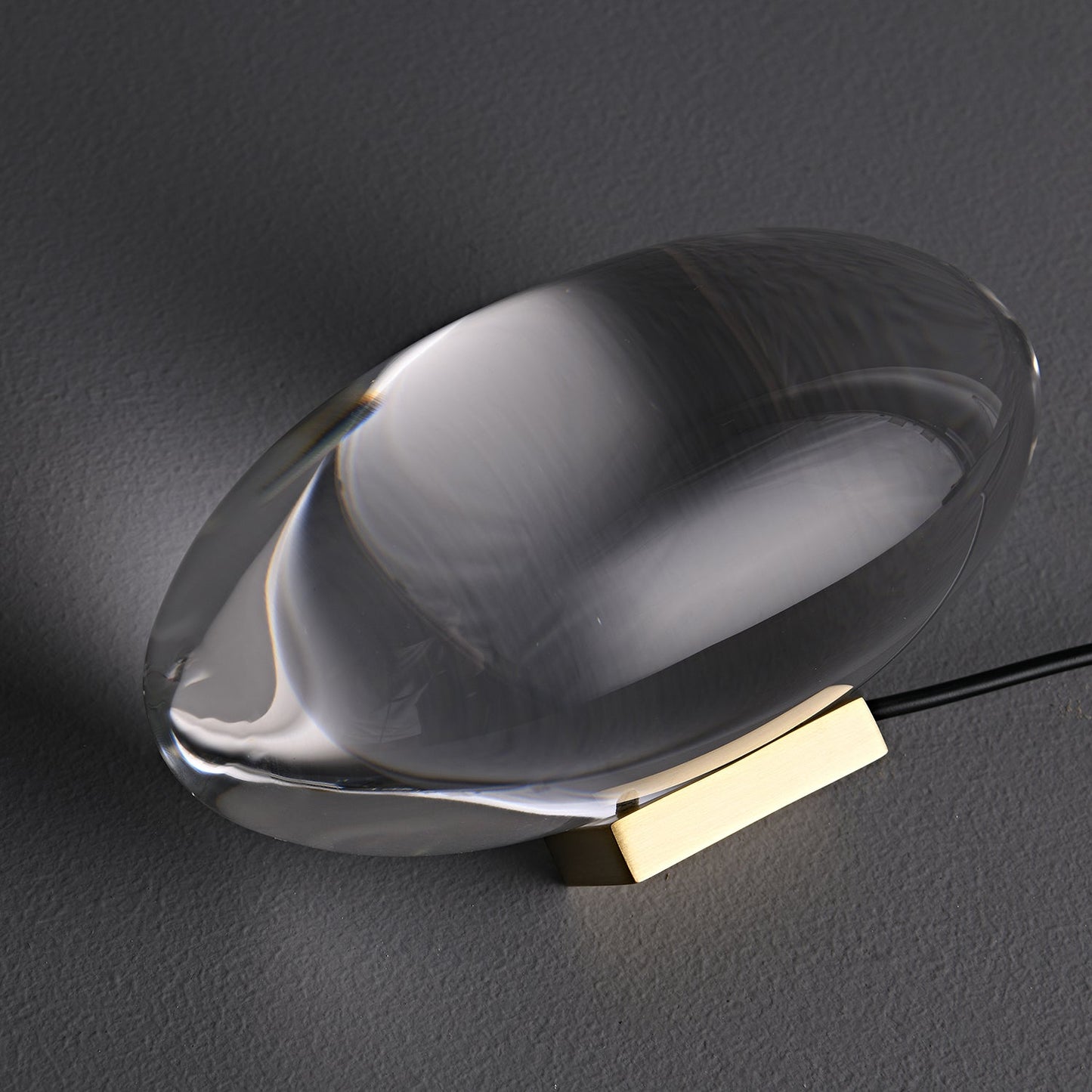 Modern Crystal Table Lamp | Ambient Bedside Light for Bedroom and Living Room