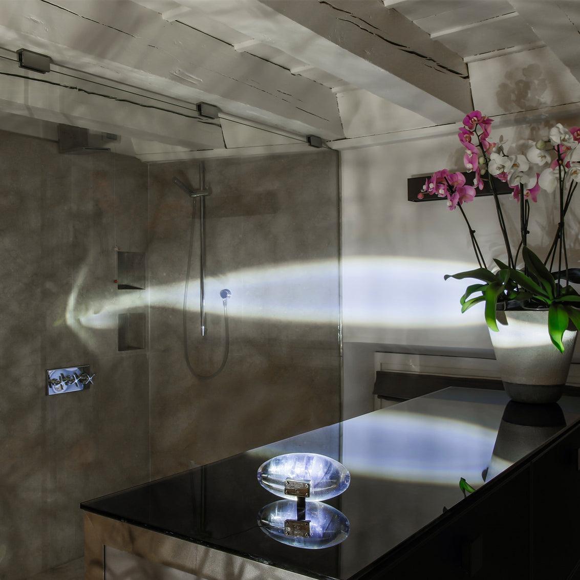 Modern Crystal Table Lamp | Ambient Bedside Light for Bedroom and Living Room