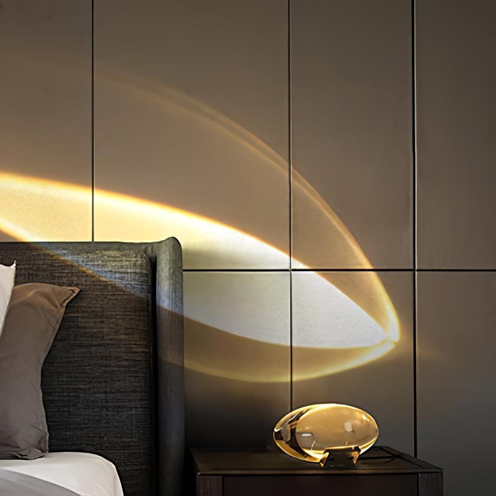 Modern Crystal Table Lamp | Ambient Bedside Light for Bedroom and Living Room