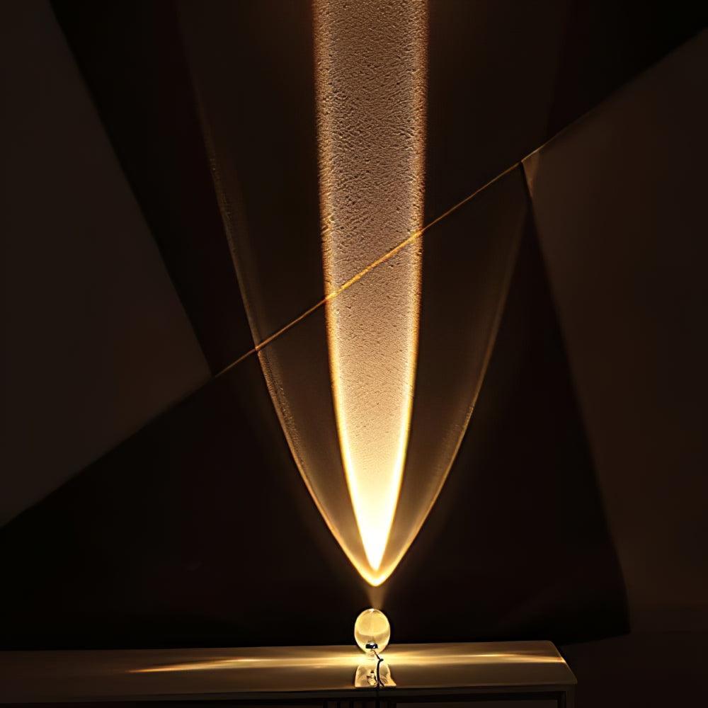 Modern Crystal Table Lamp | Ambient Bedside Light for Bedroom and Living Room