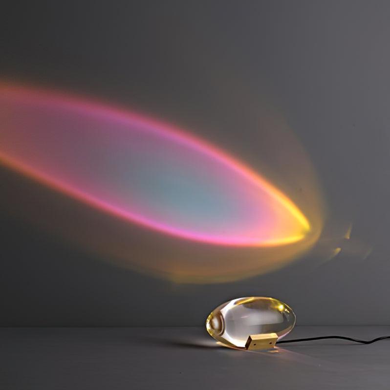 Modern Crystal Table Lamp | Ambient Bedside Light for Bedroom and Living Room