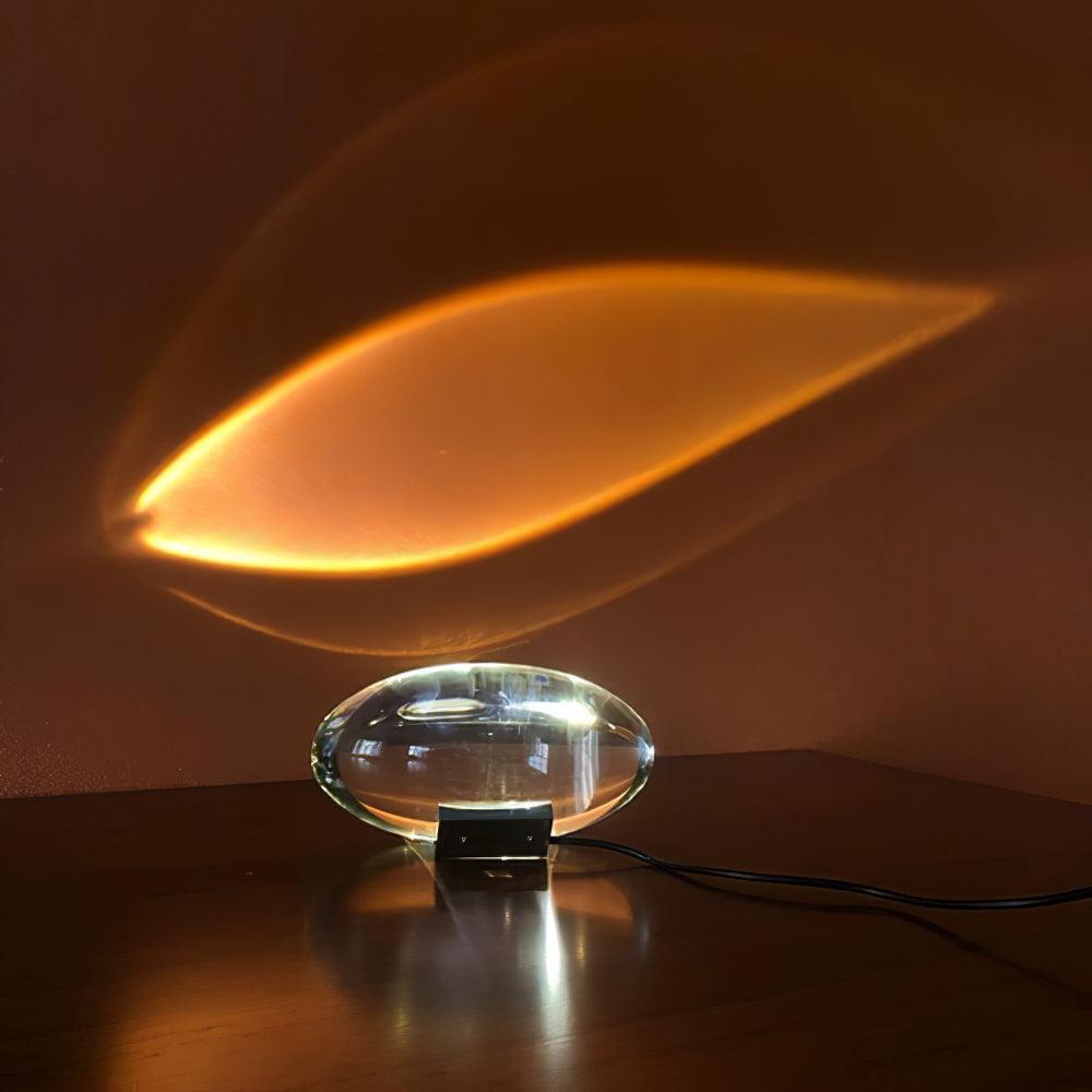 Modern Crystal Table Lamp | Ambient Bedside Light for Bedroom and Living Room