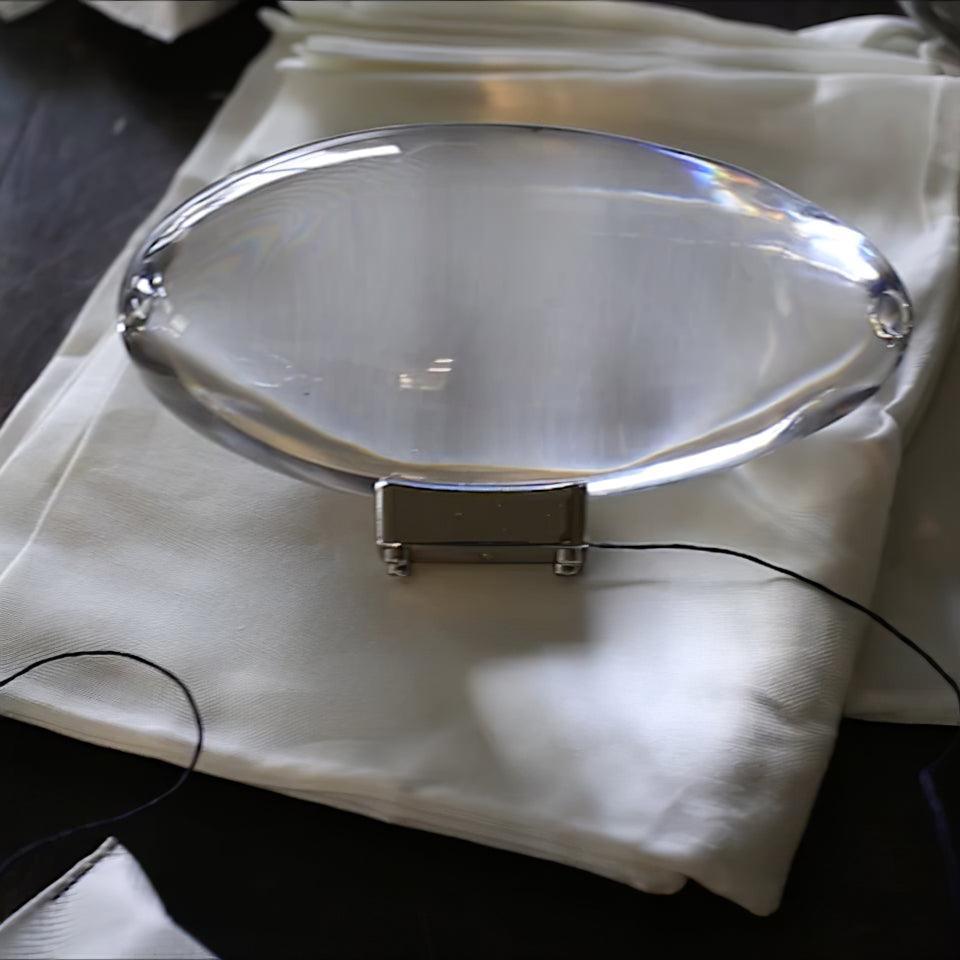 Modern Crystal Table Lamp | Ambient Bedside Light for Bedroom and Living Room