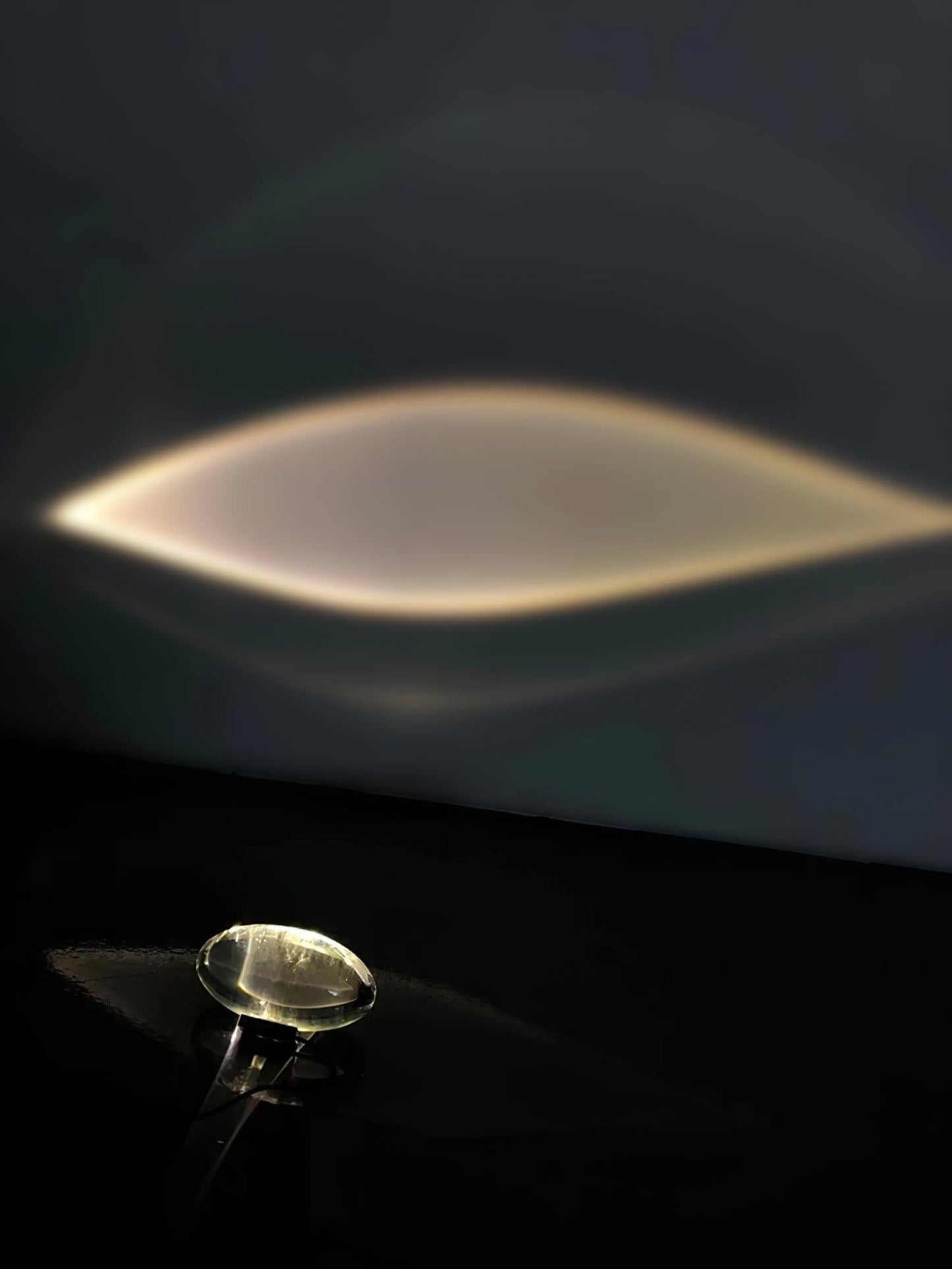 Modern Crystal Table Lamp | Ambient Bedside Light for Bedroom and Living Room