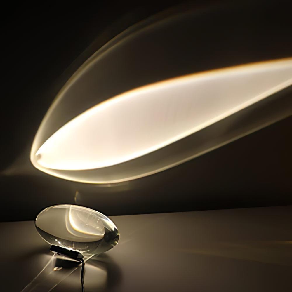 Modern Crystal Table Lamp | Ambient Bedside Light for Bedroom and Living Room