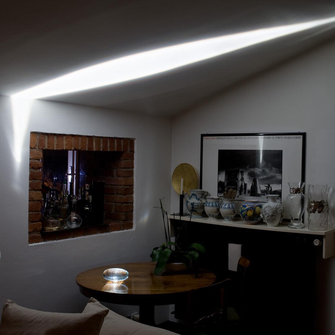 Modern Crystal Table Lamp | Ambient Bedside Light for Bedroom and Living Room