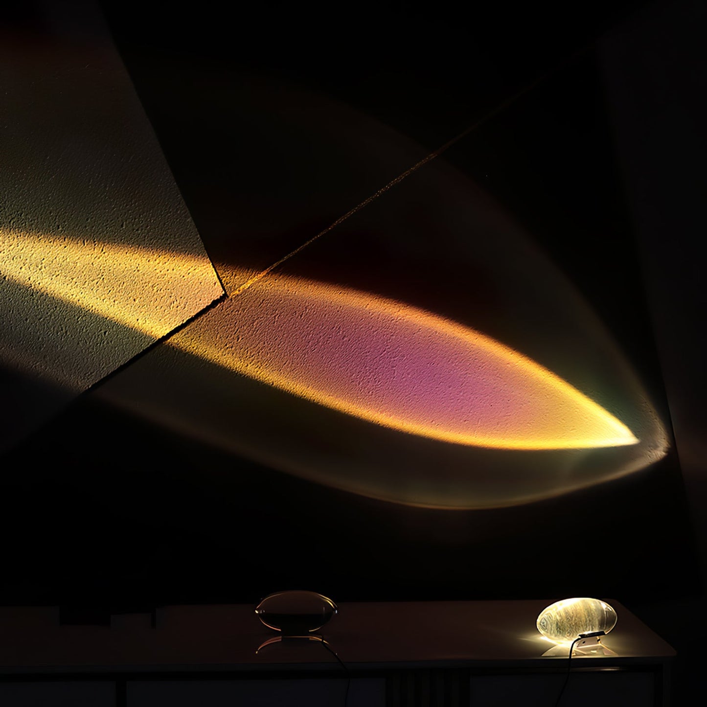 Modern Crystal Table Lamp | Ambient Bedside Light for Bedroom and Living Room