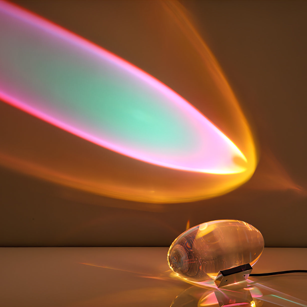 Modern Crystal Table Lamp | Ambient Bedside Light for Bedroom and Living Room