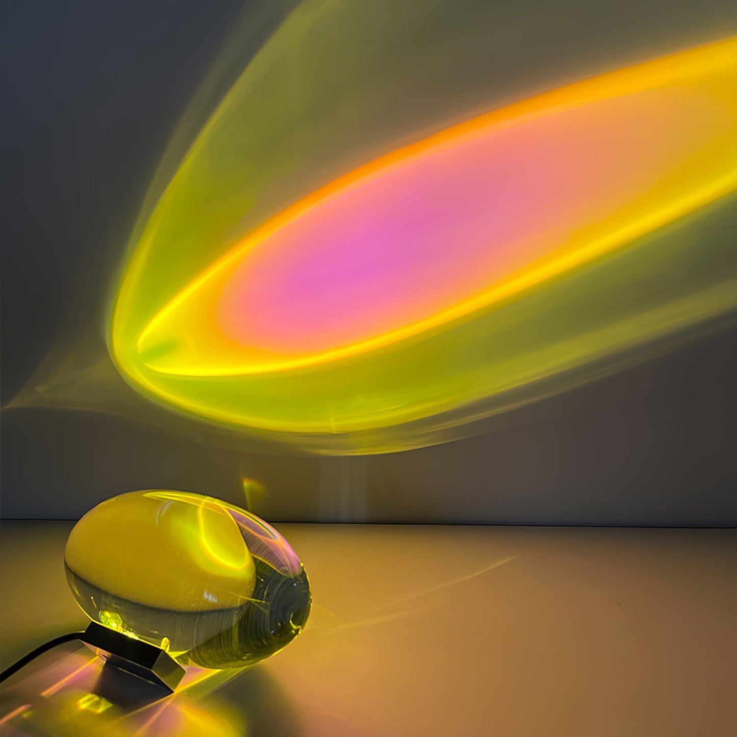 Modern Crystal Table Lamp | Ambient Bedside Light for Bedroom and Living Room