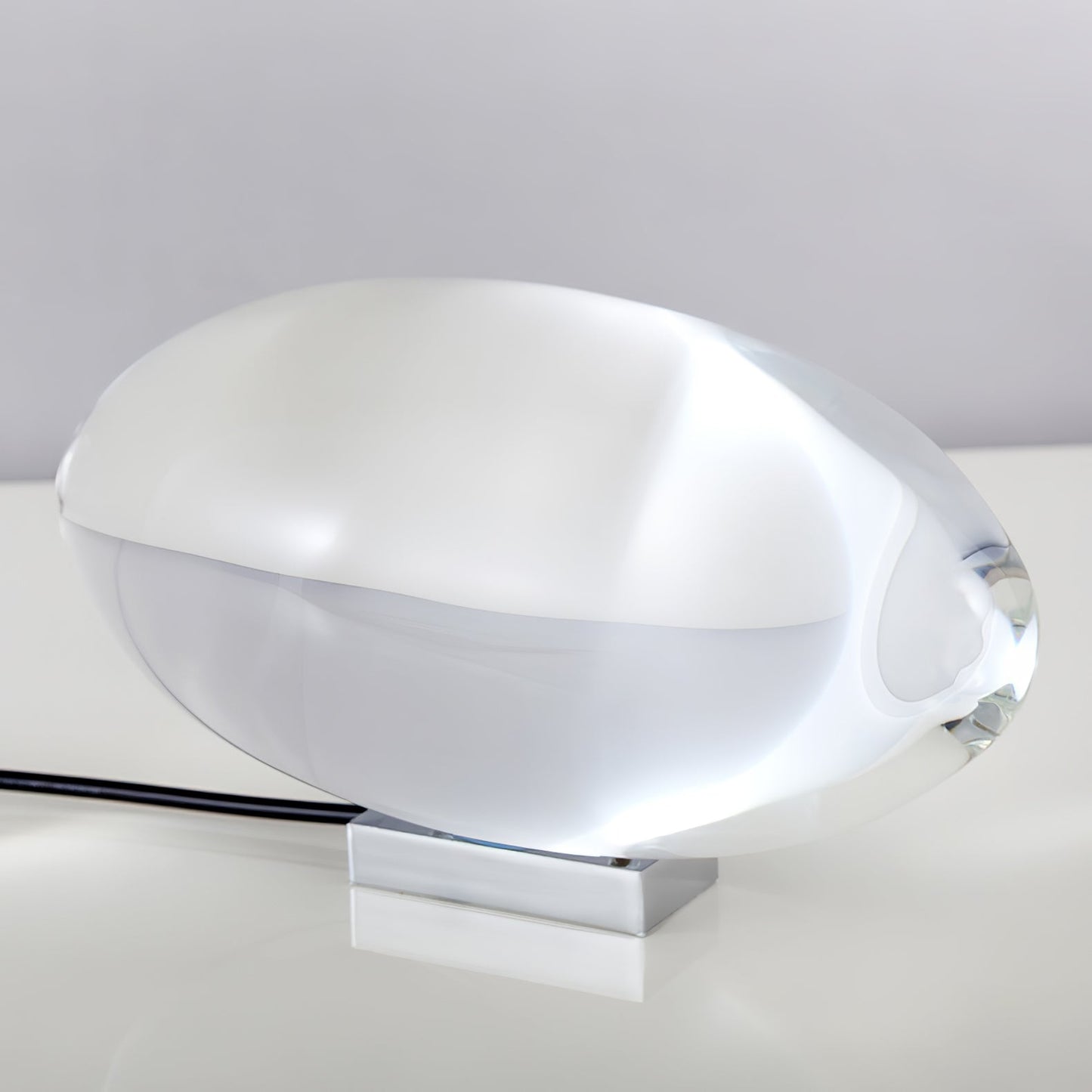 Modern Crystal Table Lamp | Ambient Bedside Light for Bedroom and Living Room