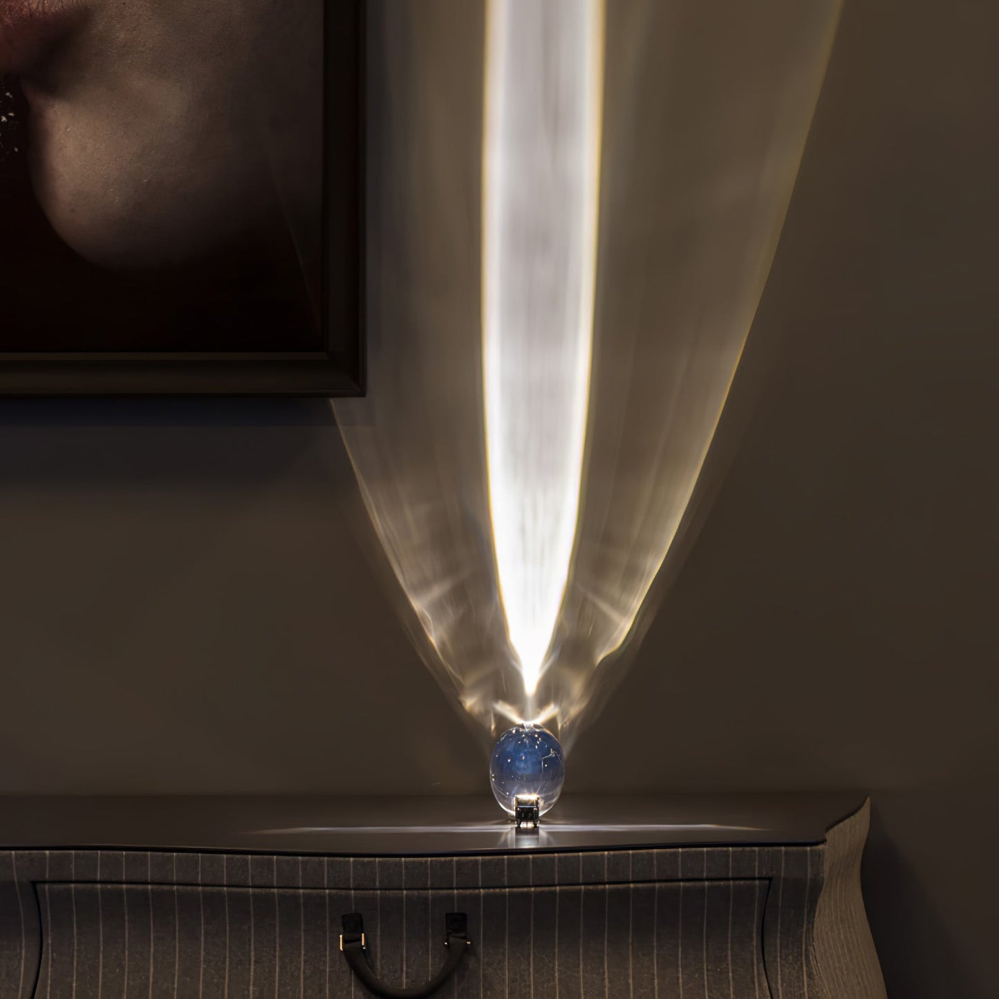 Modern Crystal Table Lamp | Ambient Bedside Light for Bedroom and Living Room