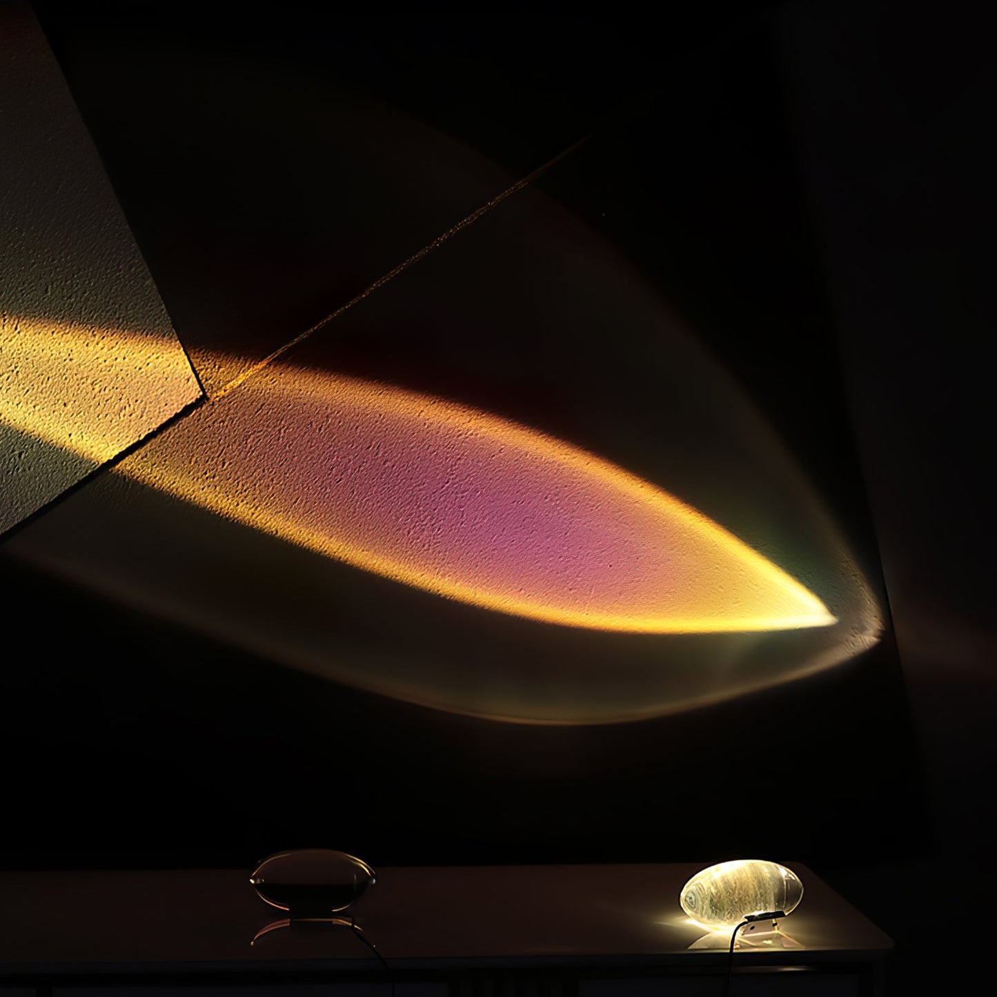 Modern Crystal Table Lamp | Ambient Bedside Light for Bedroom and Living Room