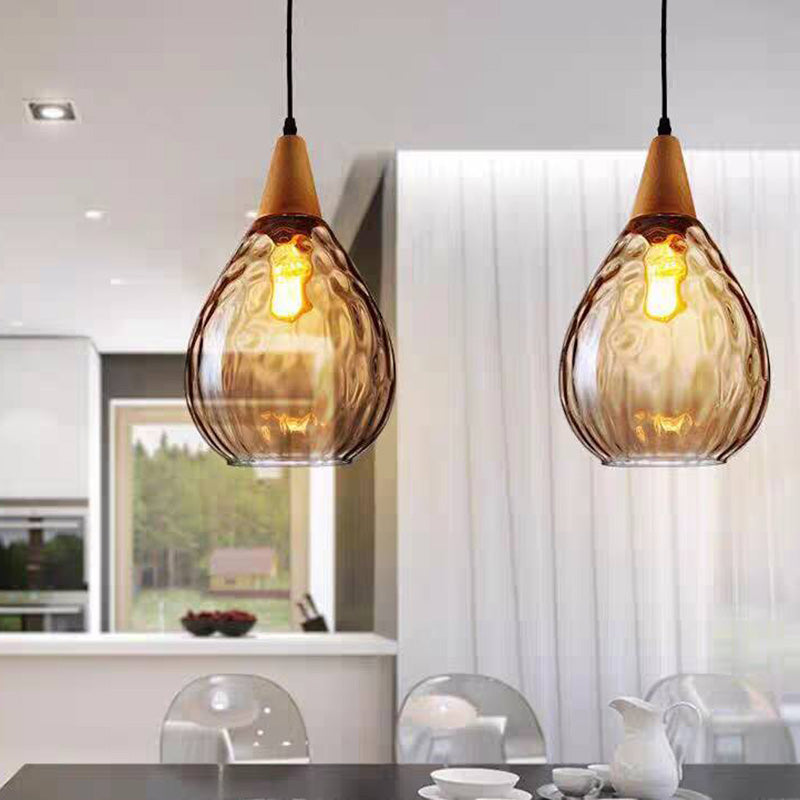 Pendant Ceiling Light | Modern Glass Hanging Lamp