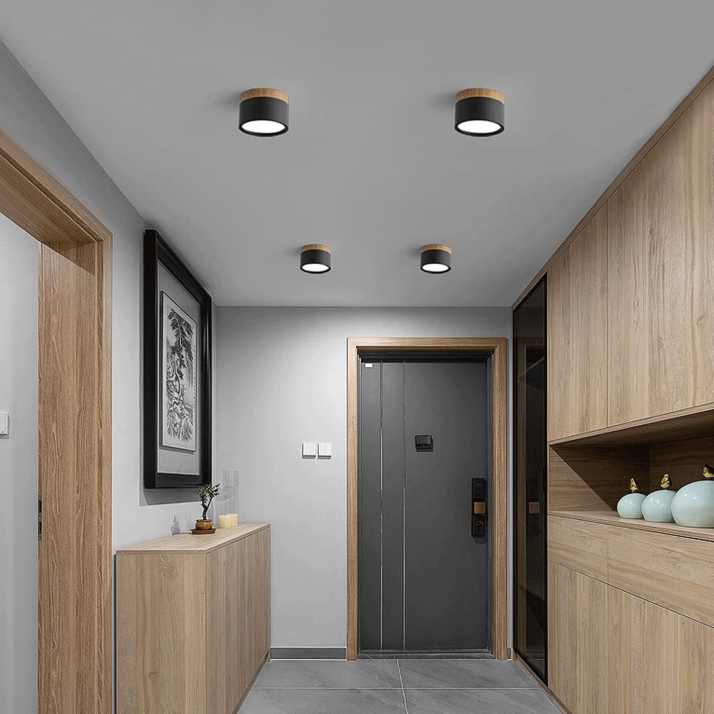 Modern Cylinder LED Flush Mount Ceiling Light | Small Decorative Lamp for Home