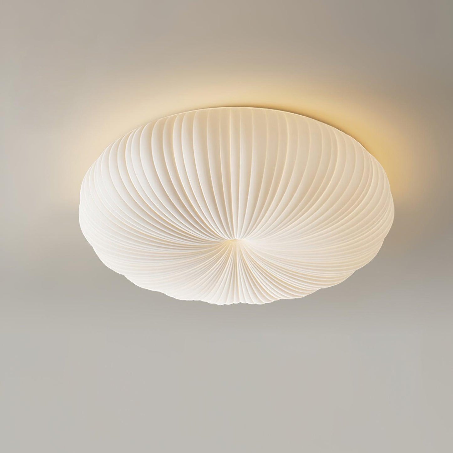 Modern Sculpted Ceiling Light | Elegant LED Lamp for Bedroom or Living Room