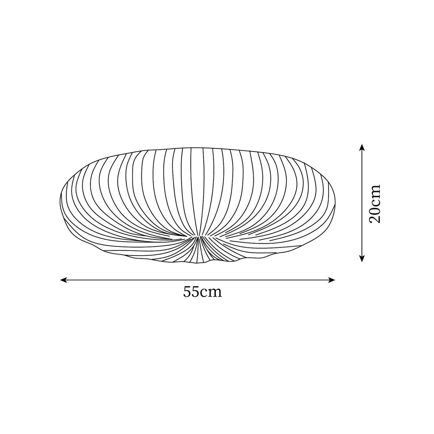 Modern Sculpted Ceiling Light | Elegant LED Lamp for Bedroom or Living Room