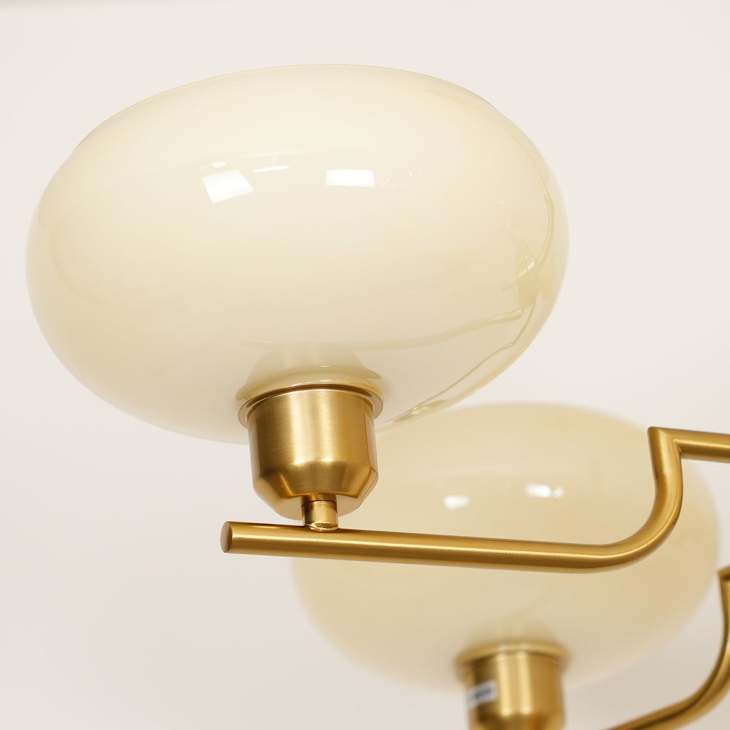 Modern Glass Globe Chandelier | Elegant Ceiling Lamp for Living Room or Dining Area