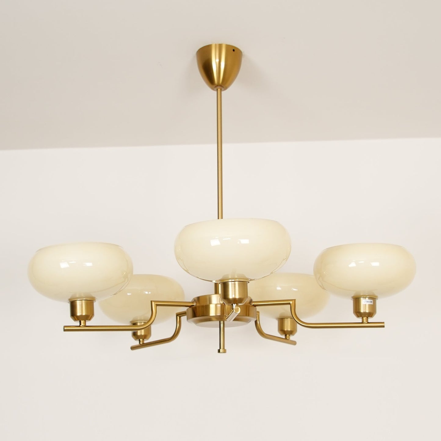Modern Glass Globe Chandelier | Elegant Ceiling Lamp for Living Room or Dining Area