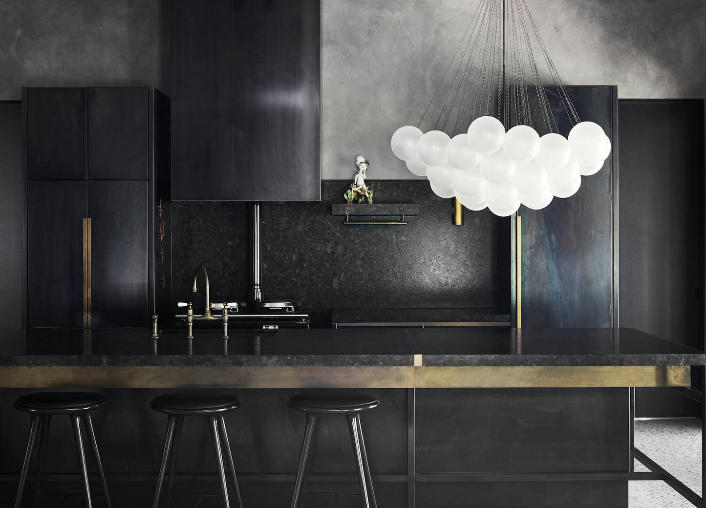 Modern Frosted Glass Ball Chandelier | Luxury Ceiling Lamp for Living Room & Bedroom