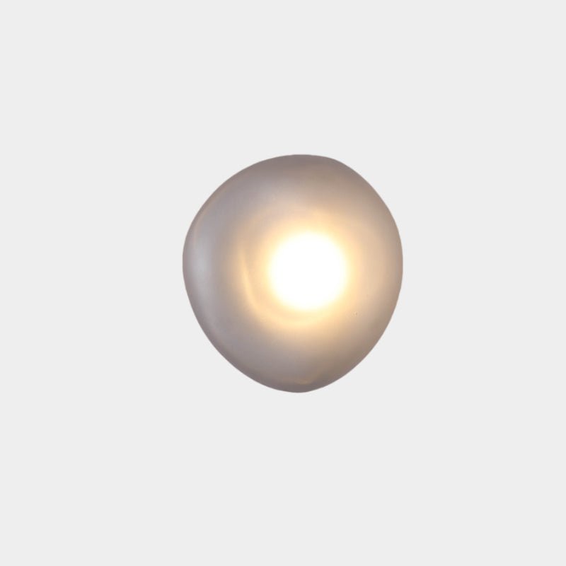 Pebble Glass Wall Lamp | Modern Bedroom and Living Room Sconce