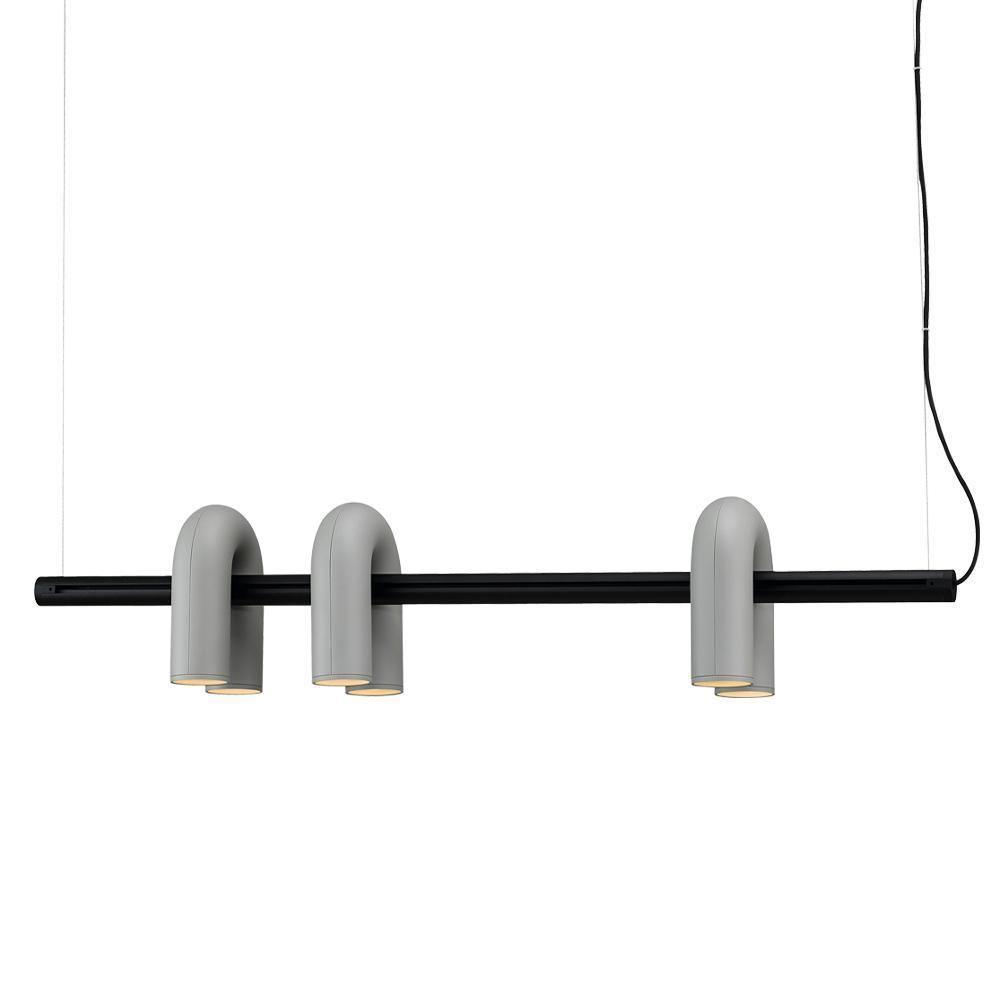 Modern U-Shape Ceiling Lamp | Playful LED Chandelier for Living Room