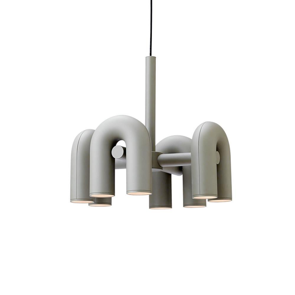 Modern U-Shape Ceiling Lamp | Playful LED Chandelier for Living Room