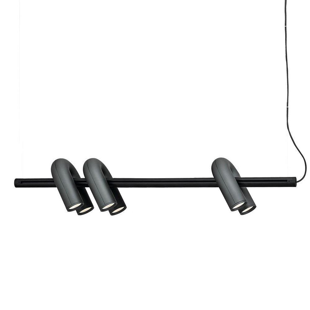 Modern U-Shape Ceiling Lamp | Playful LED Chandelier for Living Room