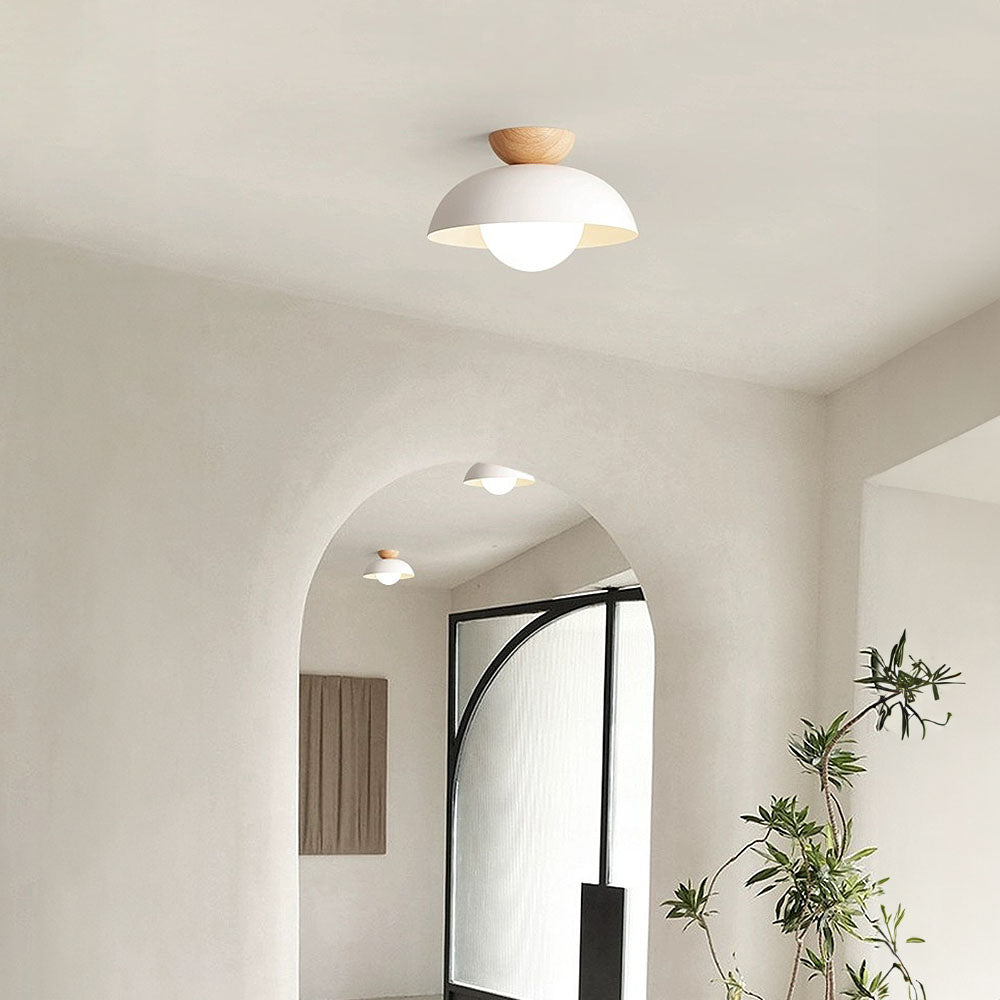 Modern Semi Flush Mount Ceiling Light for Living Room | Minimalist LED Ceiling Lamp