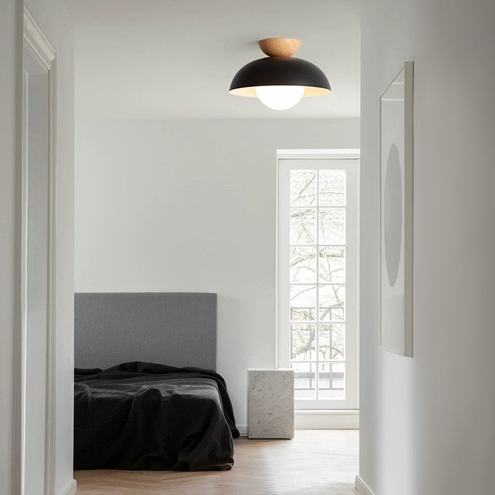 Modern Semi Flush Mount Ceiling Light for Living Room | Minimalist LED Ceiling Lamp