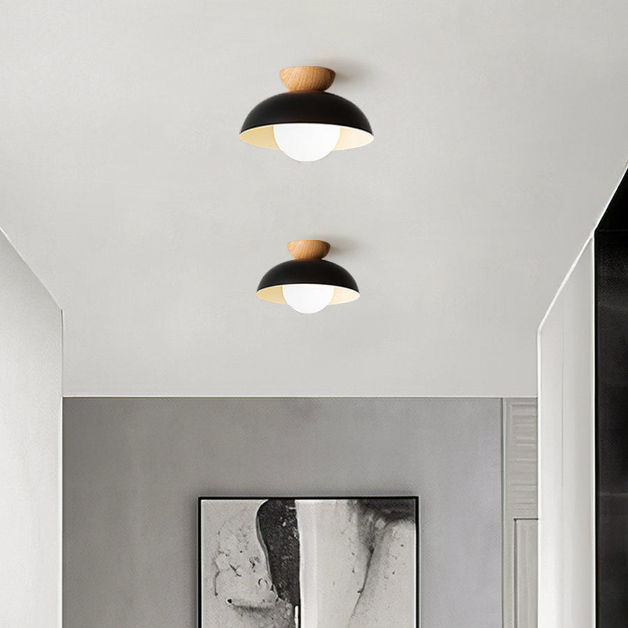 Modern Semi Flush Mount Ceiling Light for Living Room | Minimalist LED Ceiling Lamp