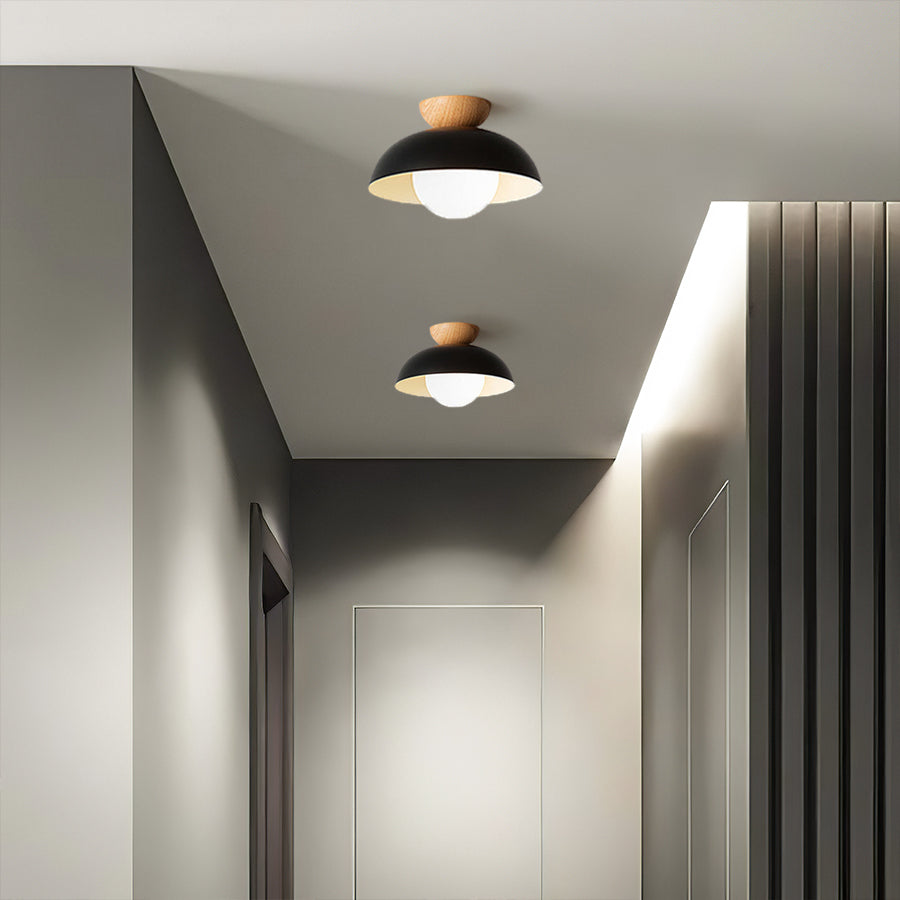 Modern Semi Flush Mount Ceiling Light for Living Room | Minimalist LED Ceiling Lamp