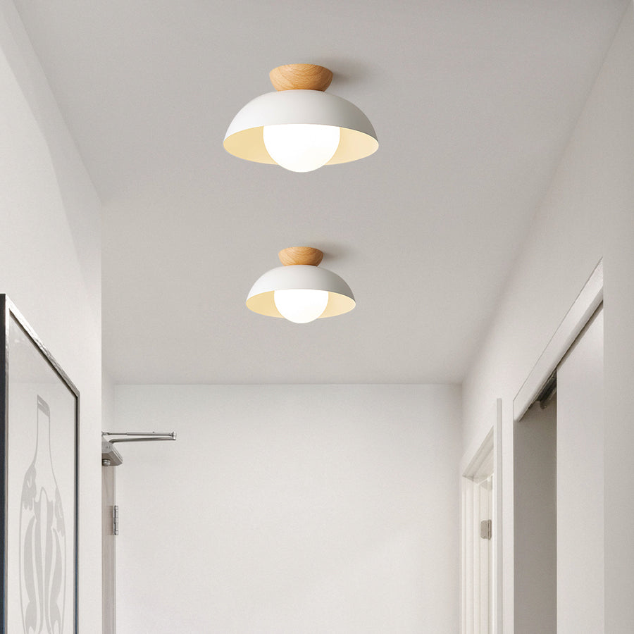 Modern Semi Flush Mount Ceiling Light for Living Room | Minimalist LED Ceiling Lamp