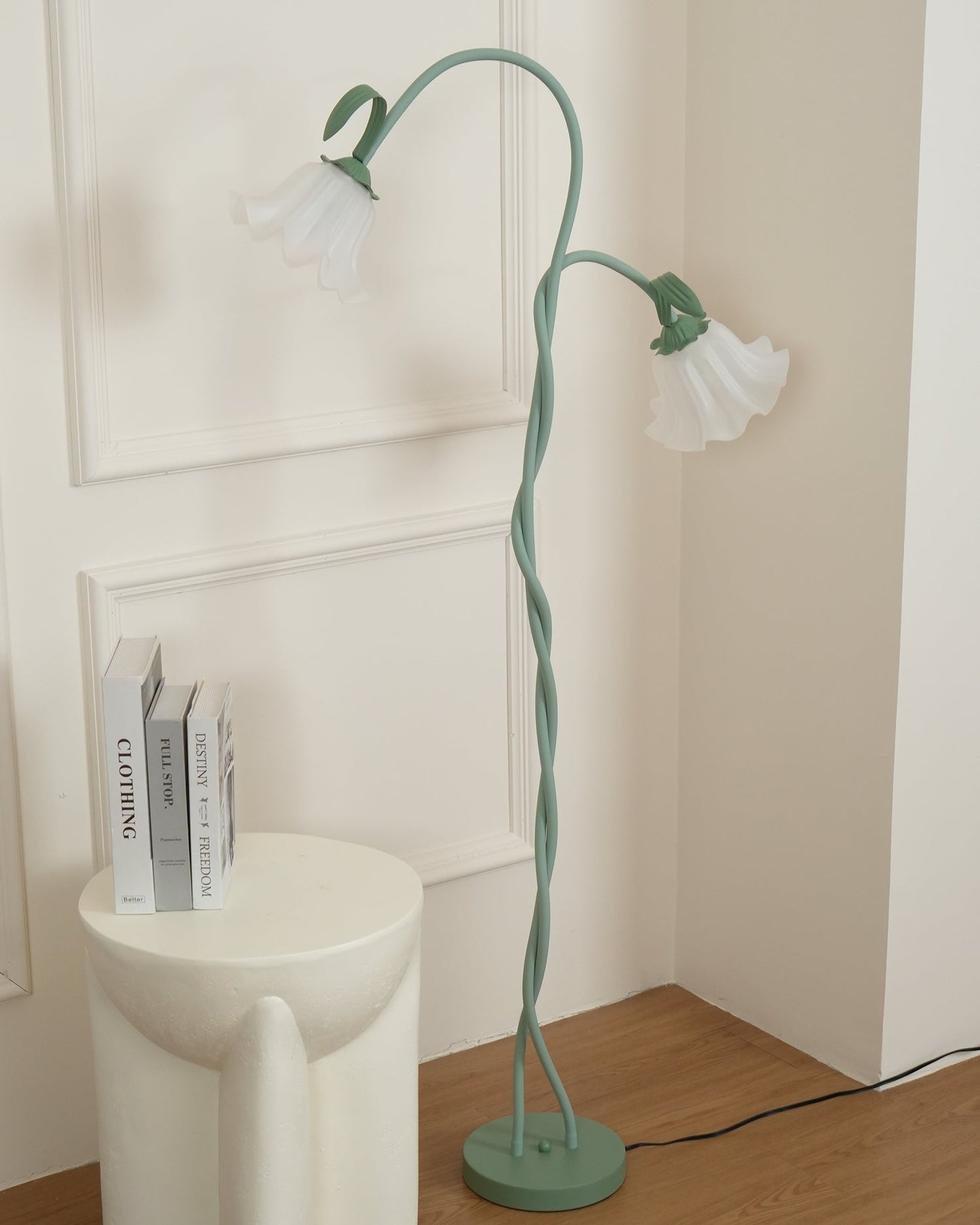 Floral Inspired Floor Lamp | Elegant Standing Light for Living Room