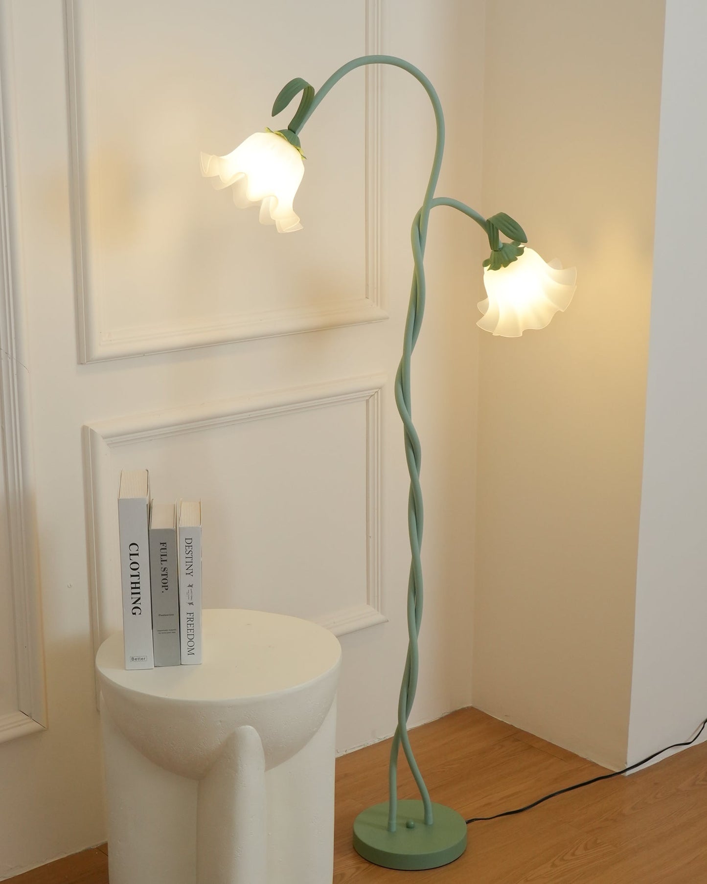 Floral Inspired Floor Lamp | Elegant Standing Light for Living Room