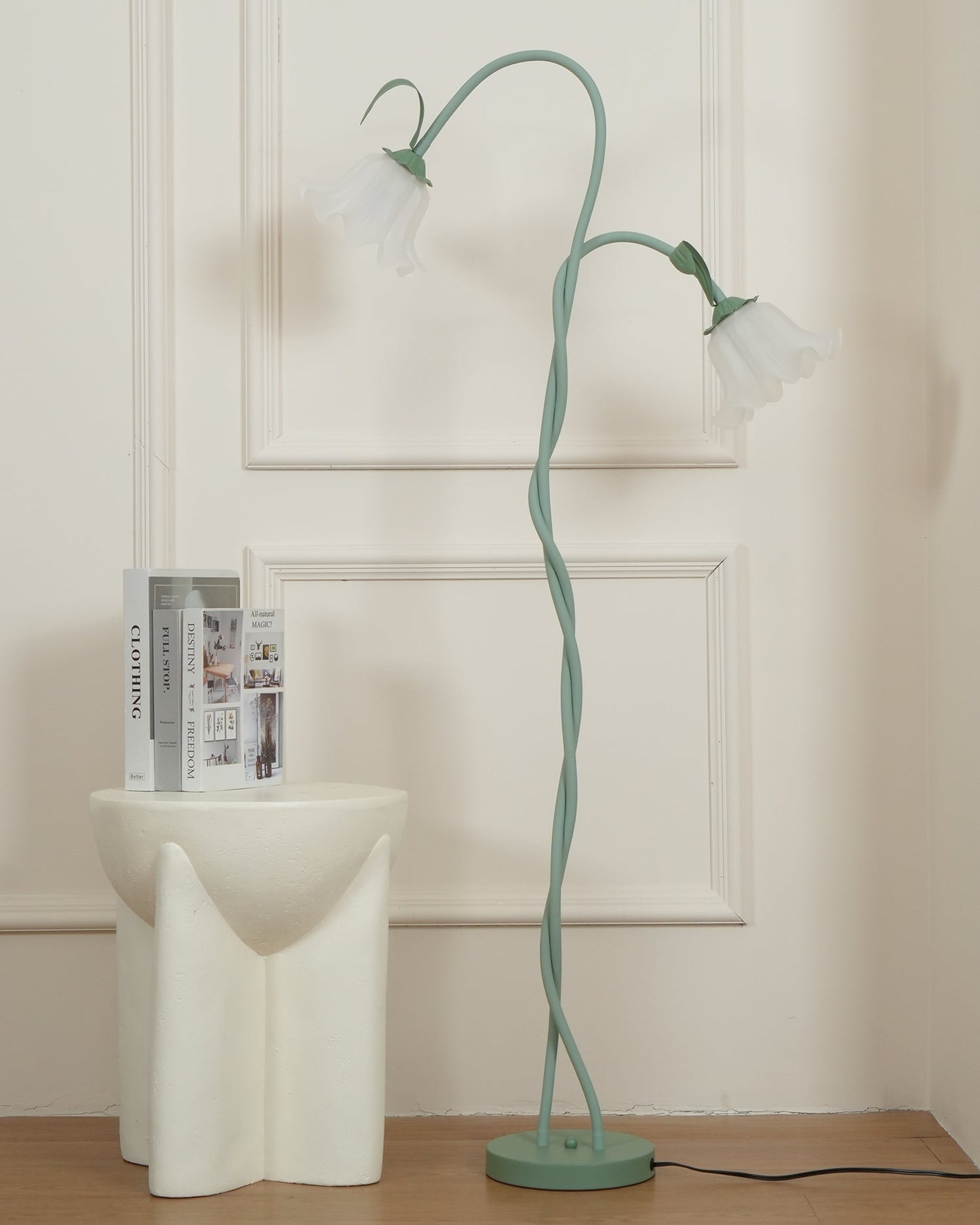Floral Inspired Floor Lamp | Elegant Standing Light for Living Room