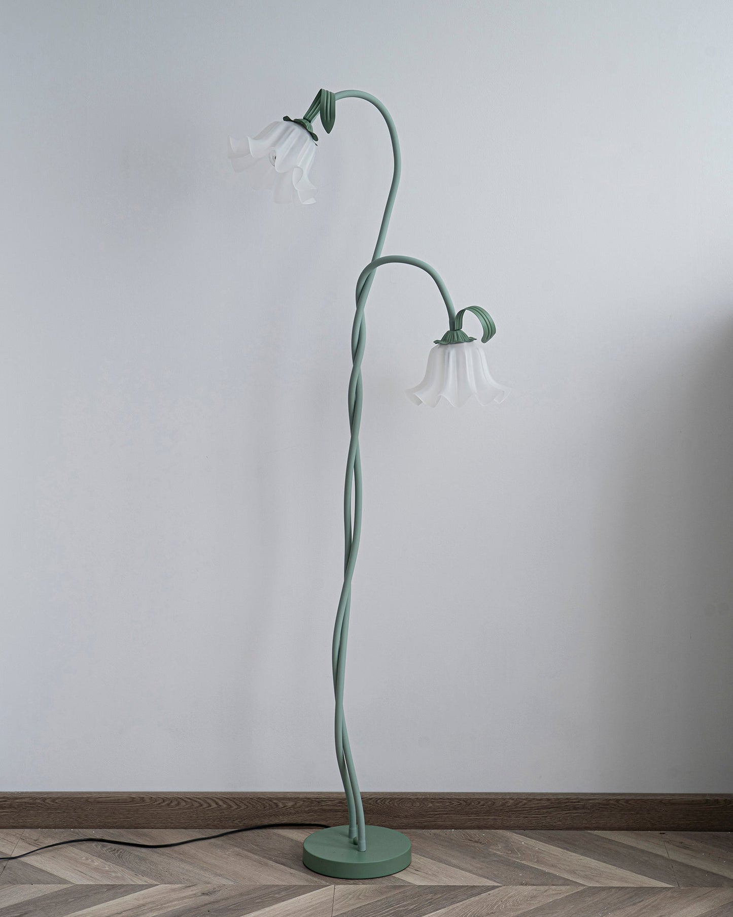 Floral Inspired Floor Lamp | Elegant Standing Light for Living Room
