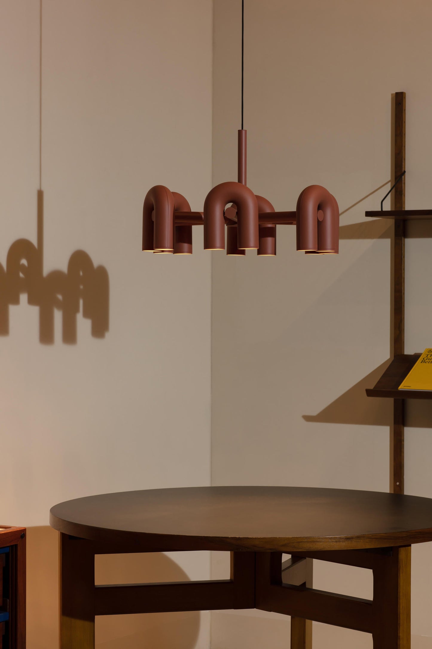 Modern U-Shape Ceiling Lamp | Playful LED Chandelier for Living Room