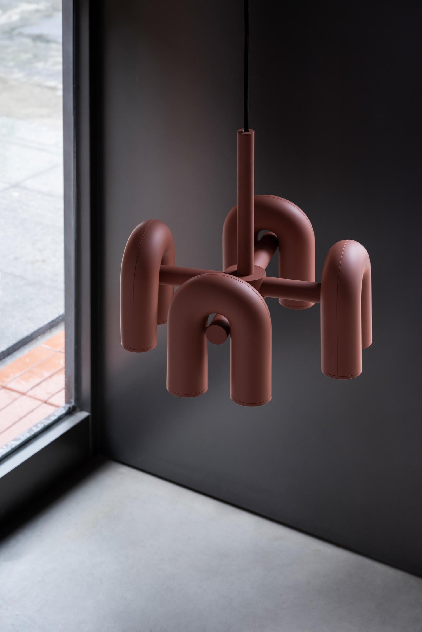 Modern U-Shape Ceiling Lamp | Playful LED Chandelier for Living Room