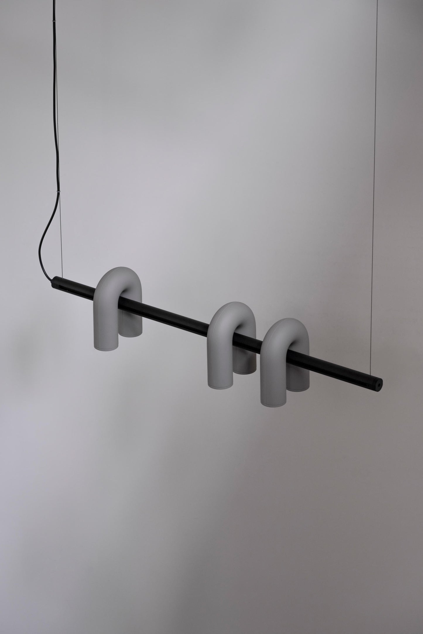 Modern U-Shape Ceiling Lamp | Playful LED Chandelier for Living Room