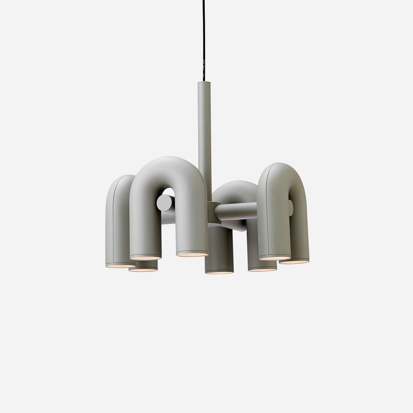 Modern U-Shape Ceiling Lamp | Playful LED Chandelier for Living Room