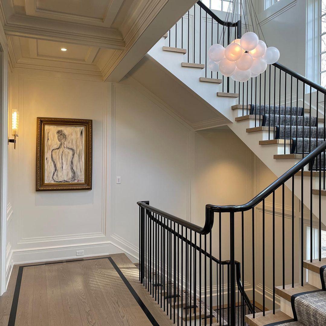 Modern Frosted Glass Ball Chandelier | Luxury Ceiling Lamp for Living Room & Bedroom