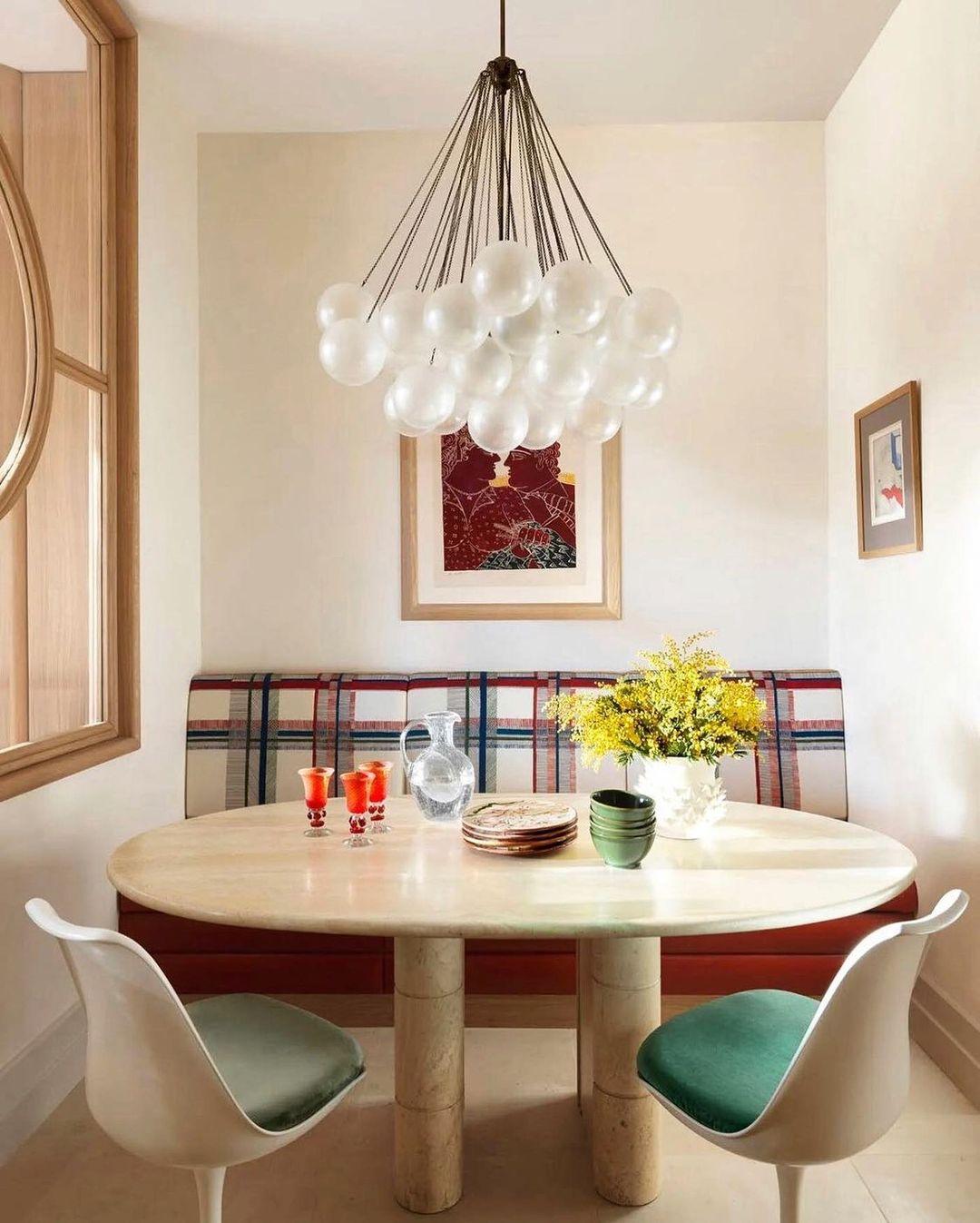 Modern Frosted Glass Ball Chandelier | Luxury Ceiling Lamp for Living Room & Bedroom
