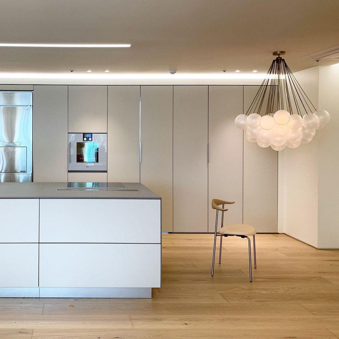 Modern Frosted Glass Ball Chandelier | Luxury Ceiling Lamp for Living Room & Bedroom