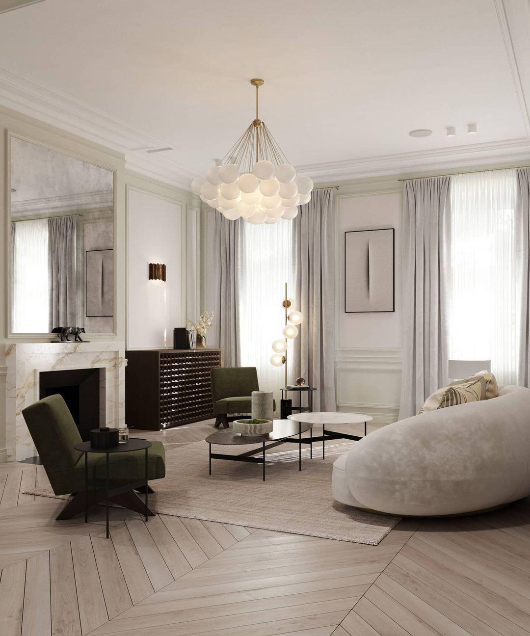 Modern Frosted Glass Ball Chandelier | Luxury Ceiling Lamp for Living Room & Bedroom