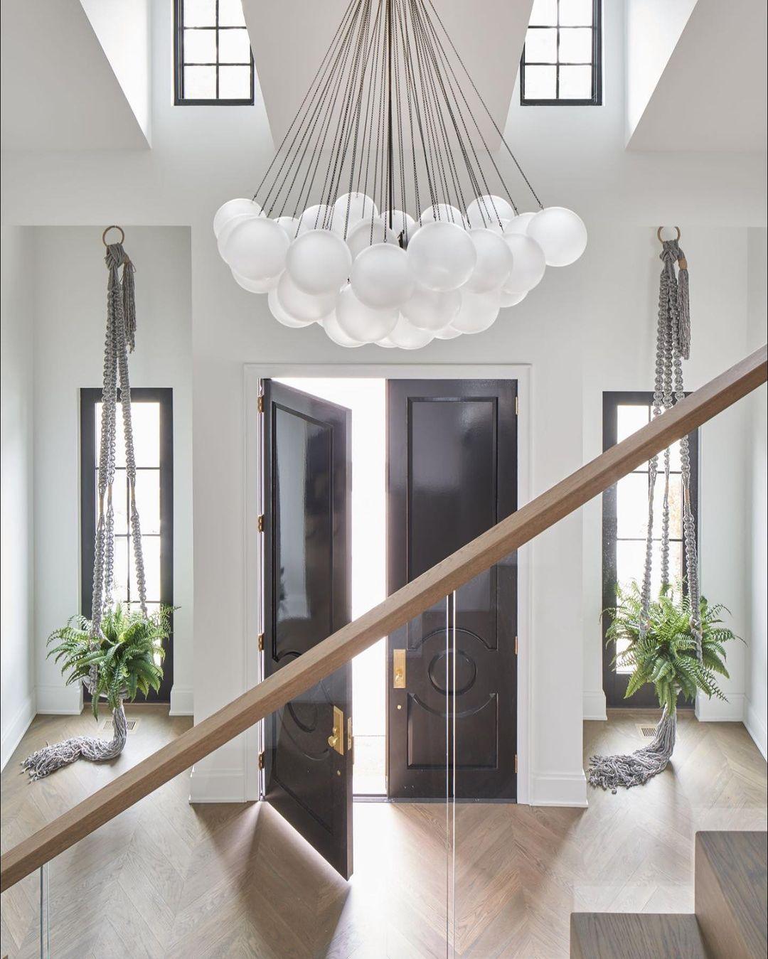 Modern Frosted Glass Ball Chandelier | Luxury Ceiling Lamp for Living Room & Bedroom