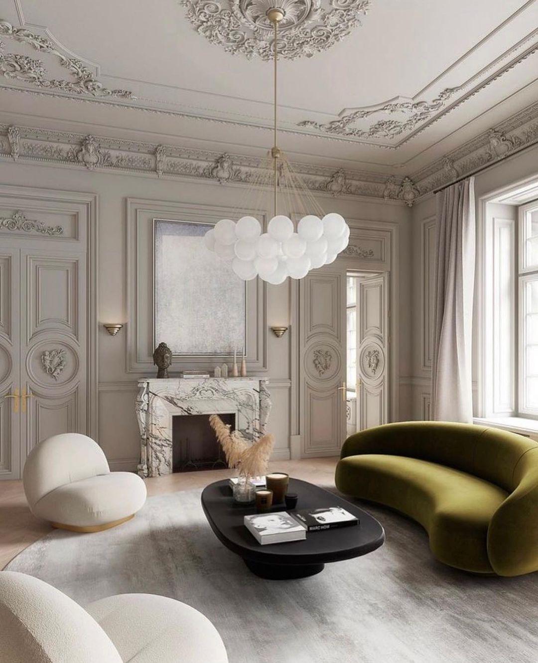 Modern Frosted Glass Ball Chandelier | Luxury Ceiling Lamp for Living Room & Bedroom